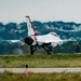 The Thunderbirds arrive at the Wyoming Air National Guard base