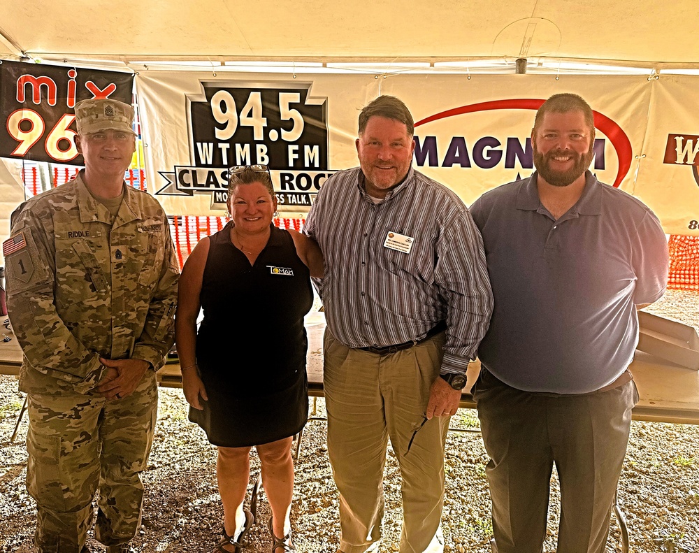 Fort McCoy leaders support ‘Business after 5’ event at local fair