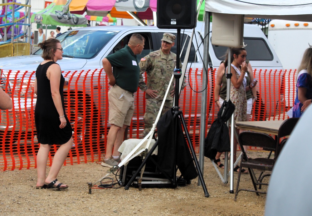 Fort McCoy leaders support ‘Business after 5’ event at local fair