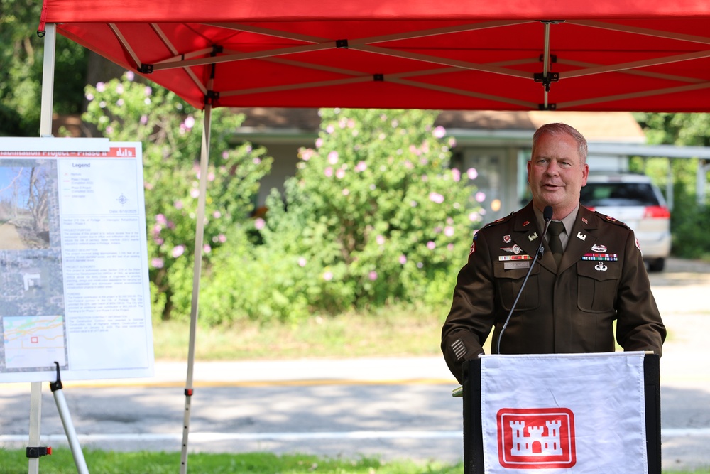 USACE, Chicago District hosts Portage, IN Section 219 Ribbon Cutting Ceremony