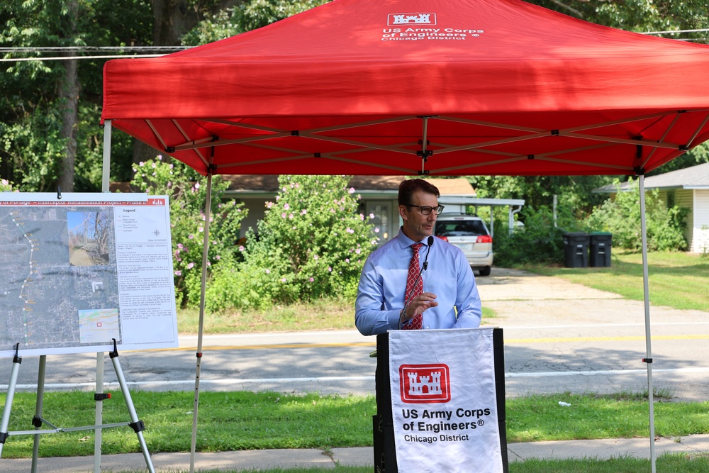 USACE, Chicago District hosts Portage, IN Section 219 Ribbon Cutting Ceremony