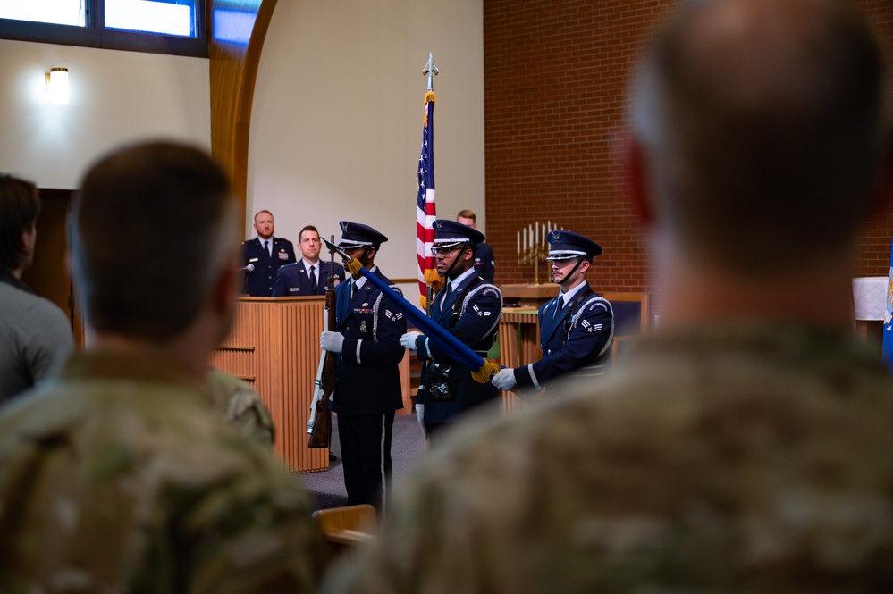 Maj. Quentin Ganke’s promotion ceremony