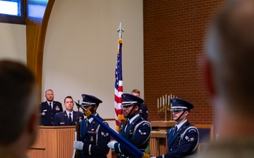 Maj. Quentin Ganke’s promotion ceremony