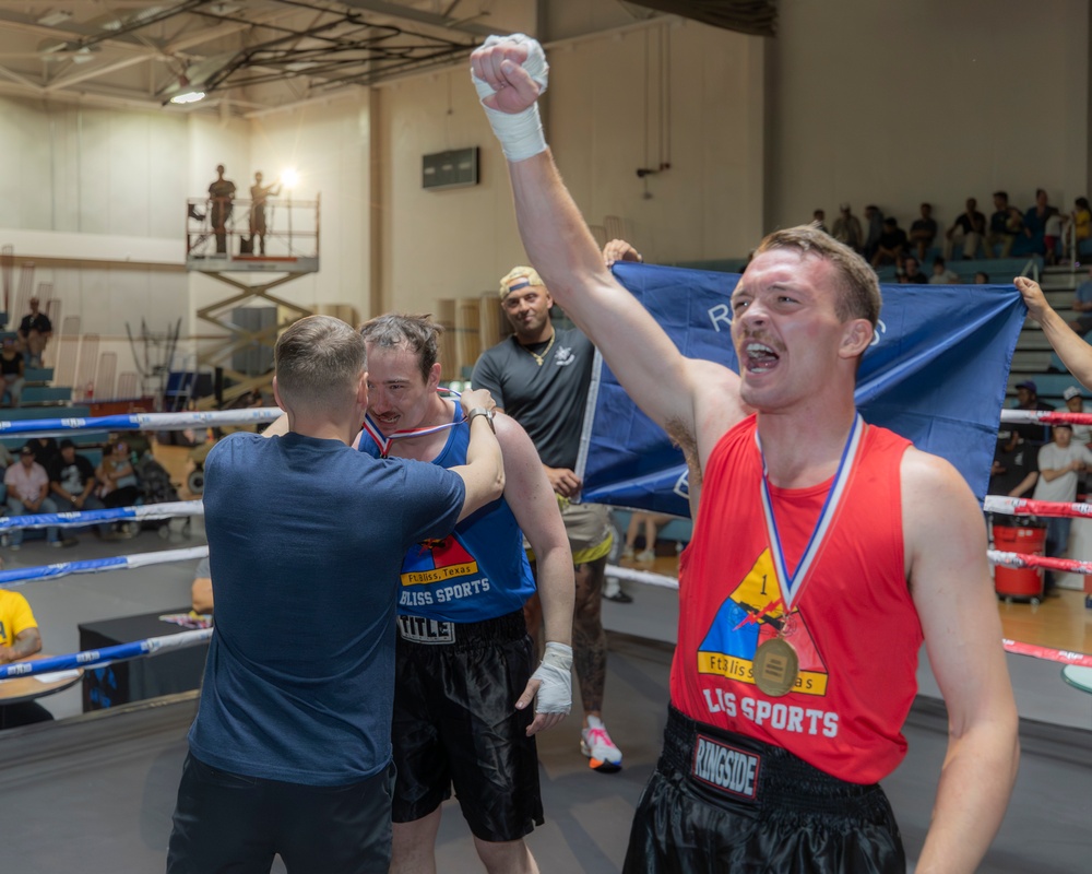 Fort Bliss Soldiers dominate the ring at Border Rumble Boxing Smoker