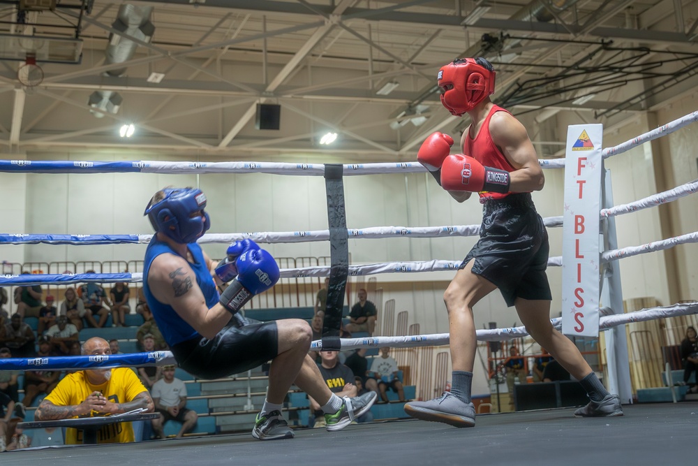 Fort Bliss Soldiers dominate the ring at Border Rumble Boxing Smoker