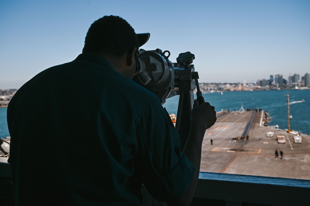USS Theodore Roosevelt Arrives in San Diego