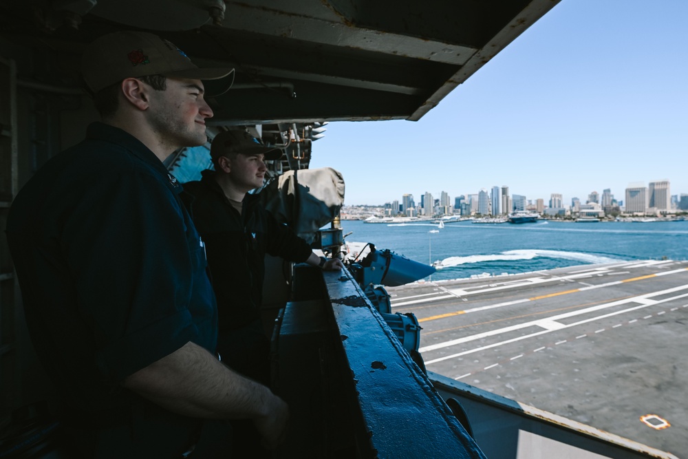 USS Theodore Roosevelt Arrives in San Diego