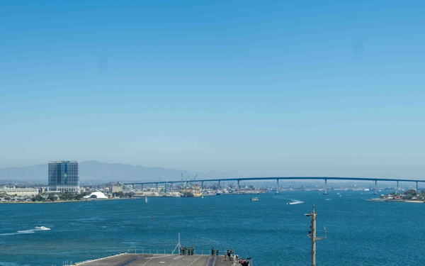 USS Theodore Roosevelt Arrives in San Diego