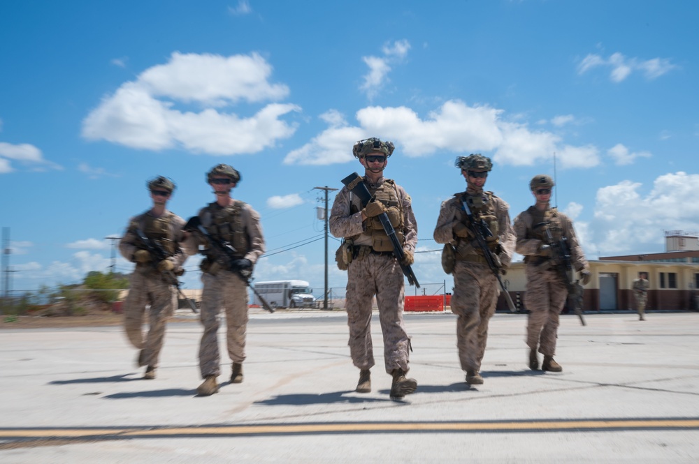 U.S. Marines support Operation Southern Guard