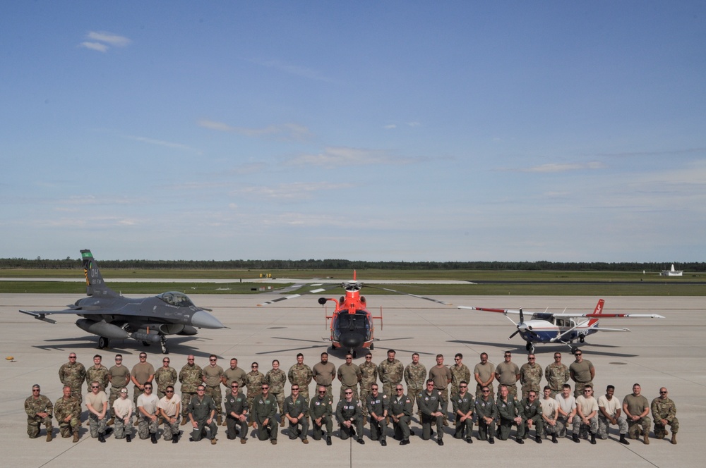 USANG F-16s train intercepts with Civil Air Patrol