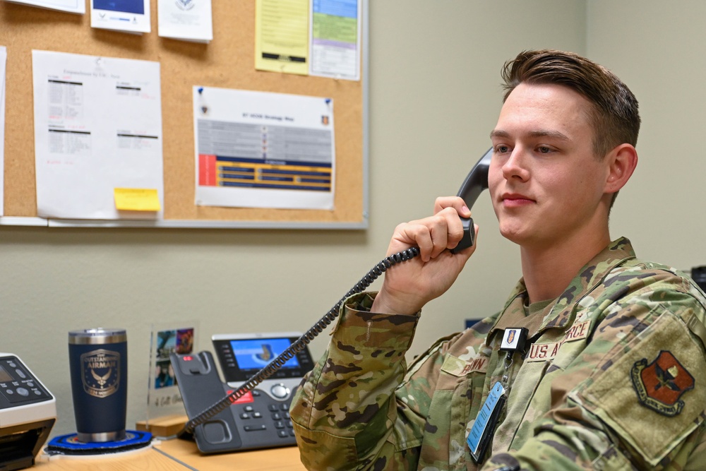 Outstanding Airman of the Year daily work