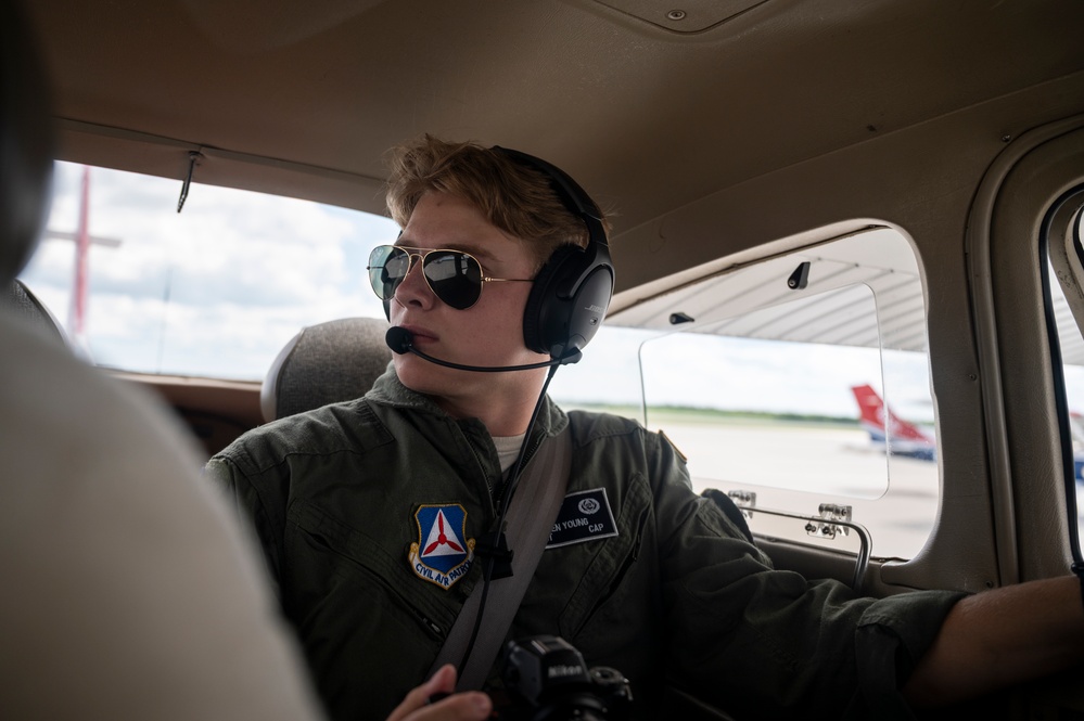 USANG F-16s train intercepts with Civil Air Patrol