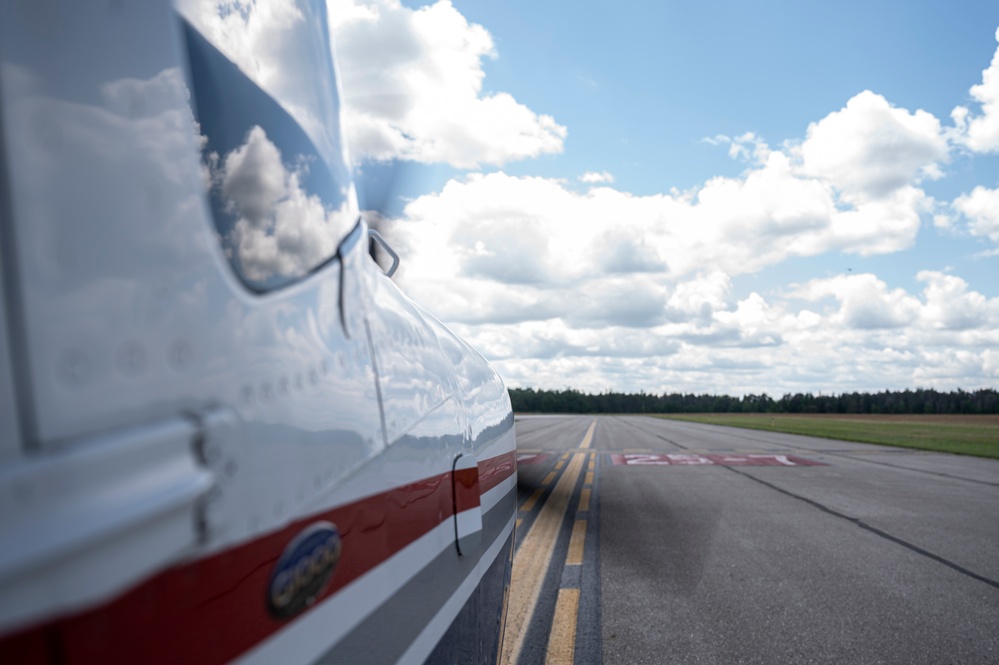 USANG F-16s train intercepts with Civil Air Patrol
