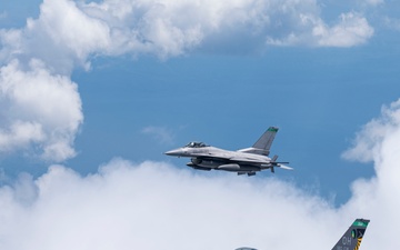 USANG F-16s train intercepts with Civil Air Patrol