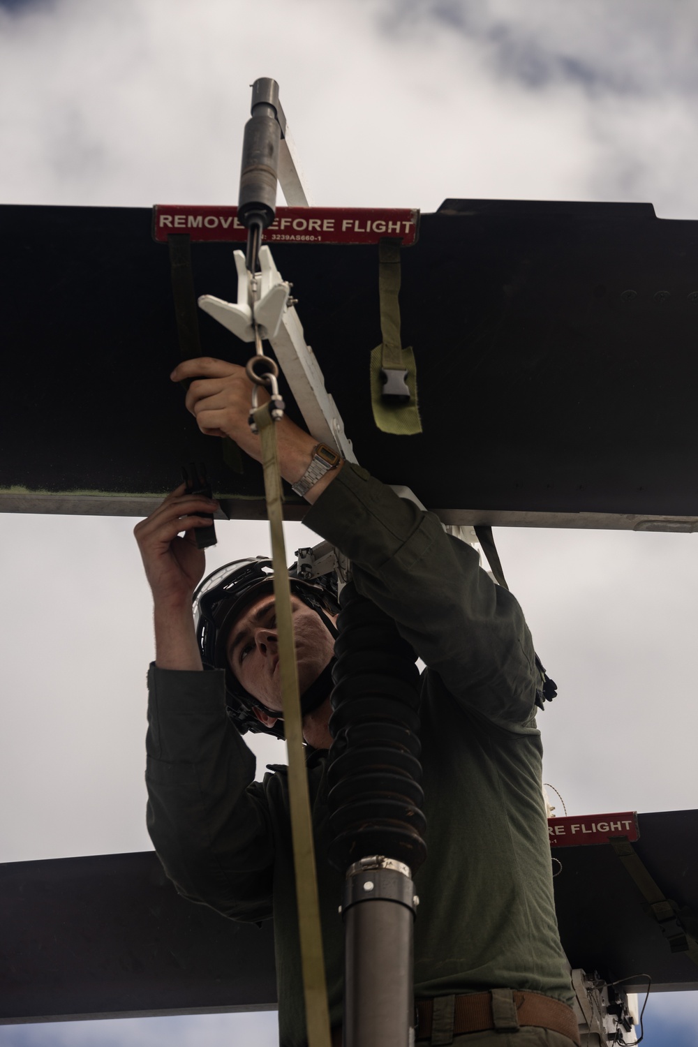 Aircraft Prep for Transport