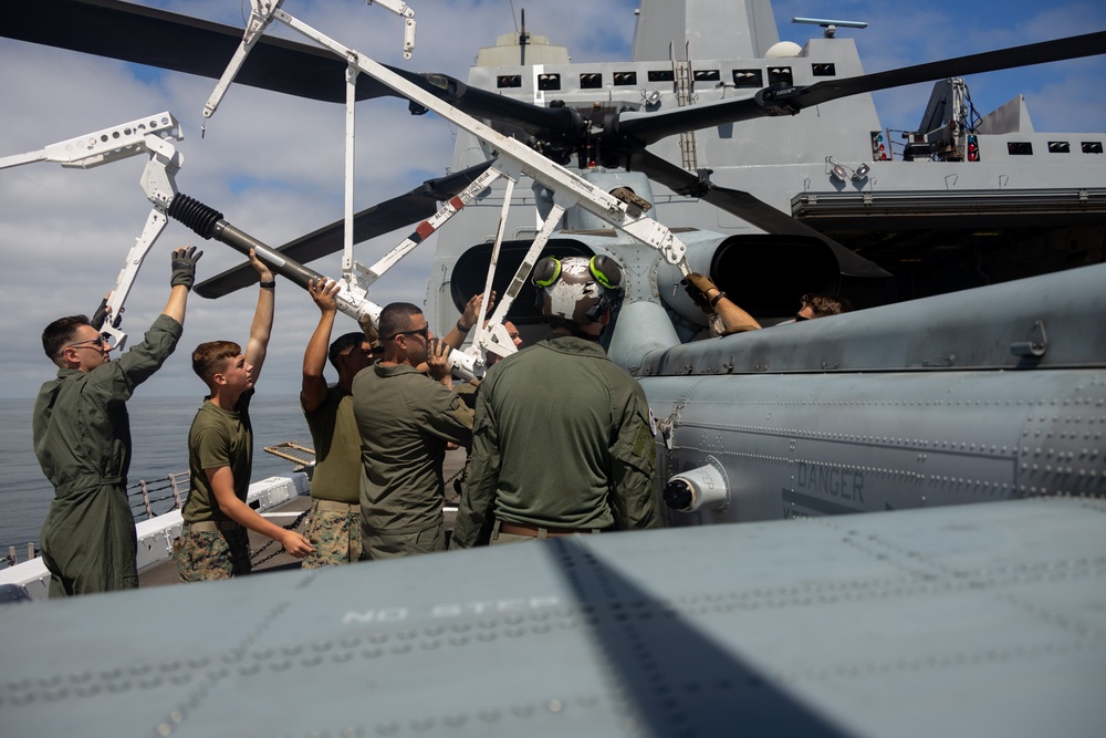 Aircraft Prep for Transport