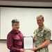 Robert Brunson receives the Meritorious Civilian Service Award