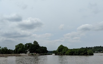 Remnants of Moline Locks from the upper end of Rock Island Arsenal