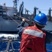 USS Mahan (DDG 72) Conducts a Replenishment-at-Sea with USNS Supply (T-AOE 6)