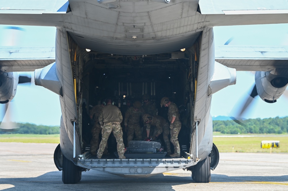 104th Fighter Wing performs rapid rearming and refueling during joint Distributed Integrated Combat Turn Capstone Exercise