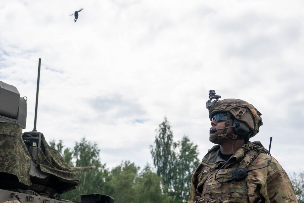 U.S.-Led exercise tests innovative drone warfare in Eastern Poland