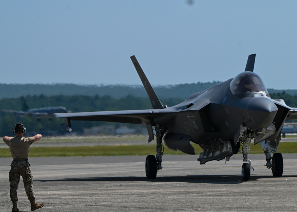 104th Fighter Wing performs rapid rearming and refueling during joint Distributed Integrated Combat Turn Capstone Exercise