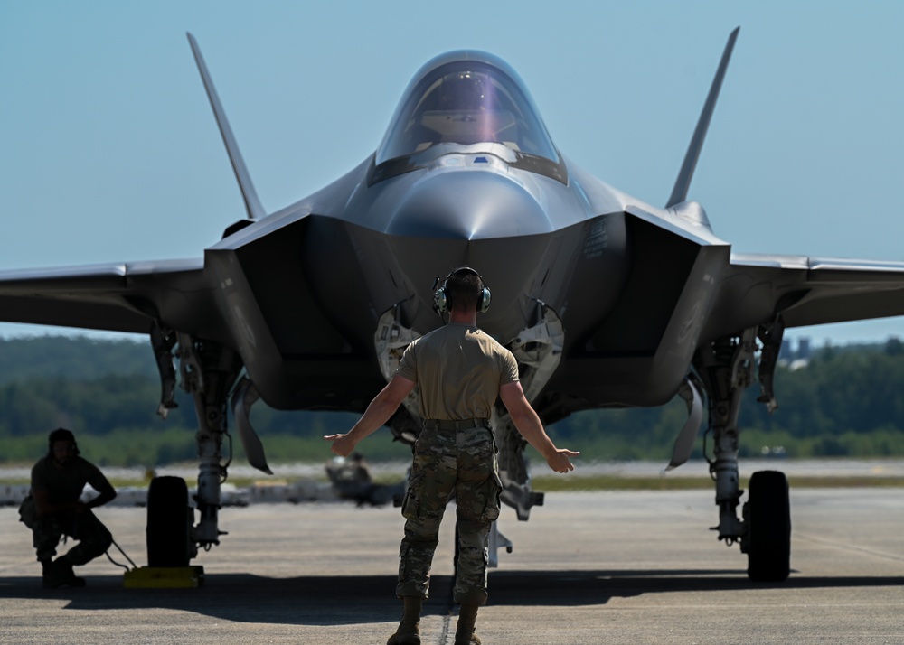 104th Fighter Wing performs rapid rearming and refueling during joint Distributed Integrated Combat Turn Capstone Exercise