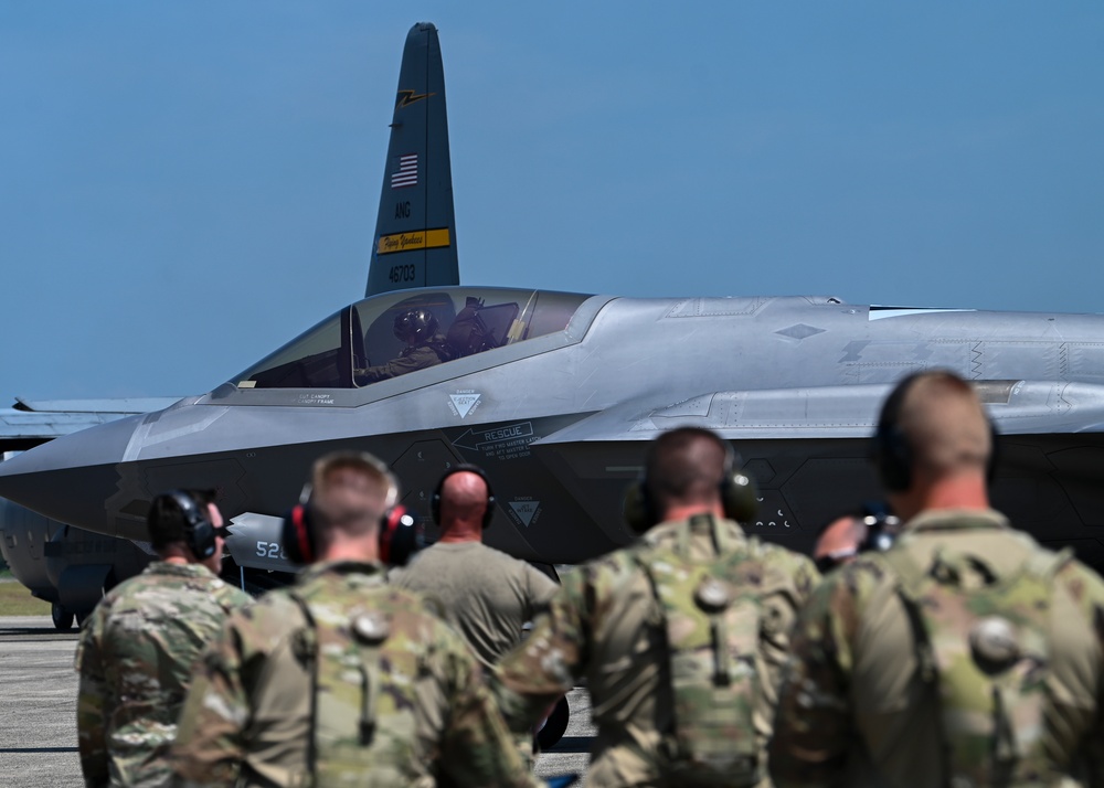 104th Fighter Wing performs rapid rearming and refueling during joint Distributed Integrated Combat Turn Capstone Exercise