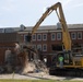 Col. Colegate assists in Robinson Hall demolition