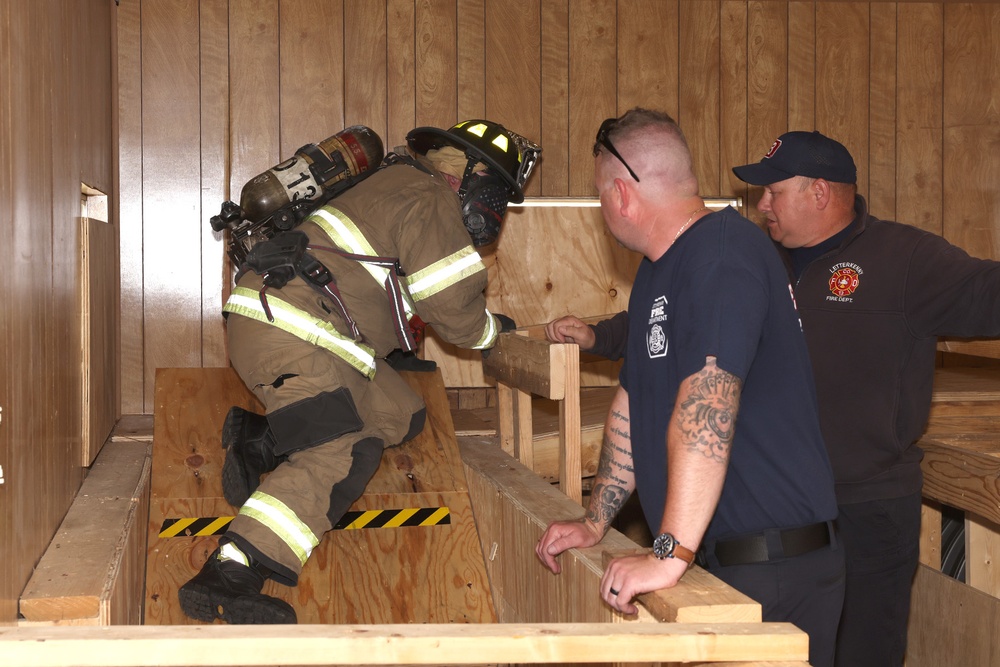 Ingenuity, teamwork, and minimal costs — LEAD’s multi-purpose firefighting training facility