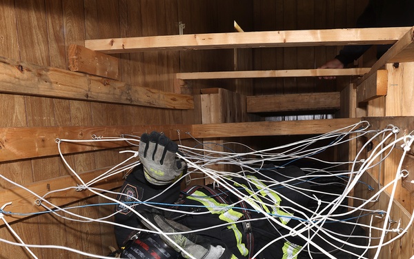 Ingenuity, teamwork, and minimal costs — LEAD’s multi-purpose firefighting training facility