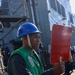 USS Mahan (DDG 72) Conducts a Replenishment-at-Sea with USNS Laramie (T-AO 203)
