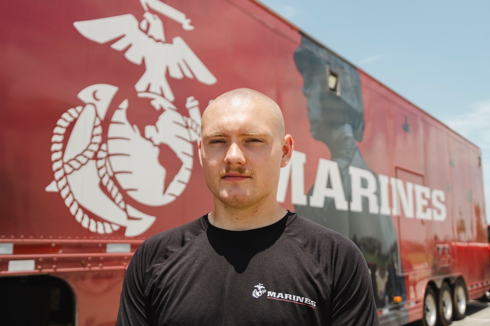 Driving the Mission: Two Marines take recruitment on the road with the Enhanced Marketing Vehicle