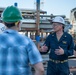 Reagan Sailor gives PSNS workers tour