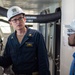 Reagan Sailor gives PSNS workers tour