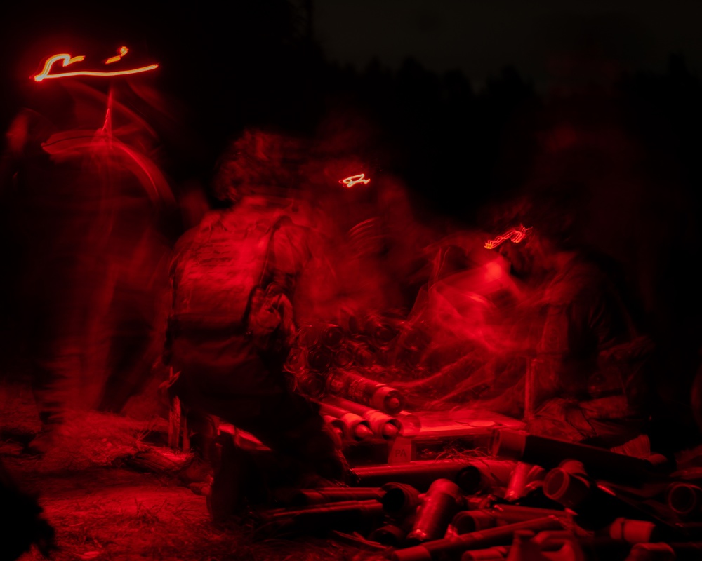 U.S. Army Paratroopers assigned to 2nd Battalion, 504th Parachute Infantry Regiment, 82nd Airborne Division, “White Devils” conduct a live fire exercise during Devil Avalanche.