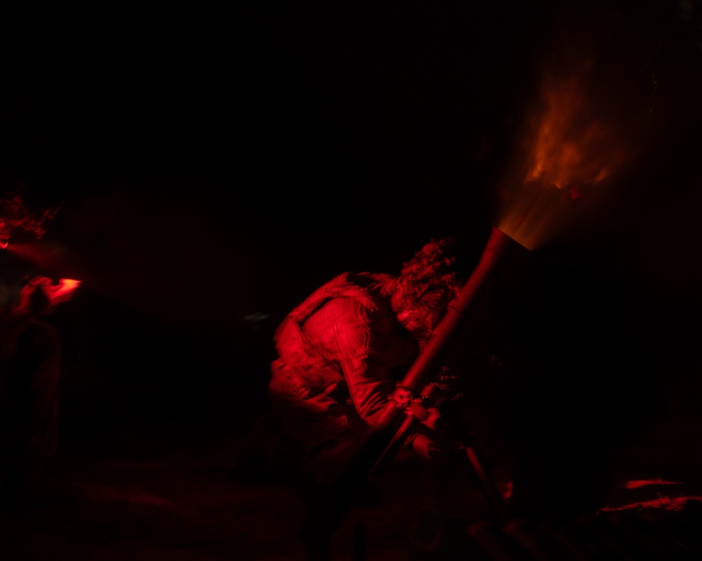 U.S. Army Paratroopers assigned to 2nd Battalion, 504th Parachute Infantry Regiment, 82nd Airborne Division, “White Devils” conduct a live fire exercise during Devil Avalanche.