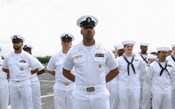 USS Omaha (LCS 12) Conducts Change of Command