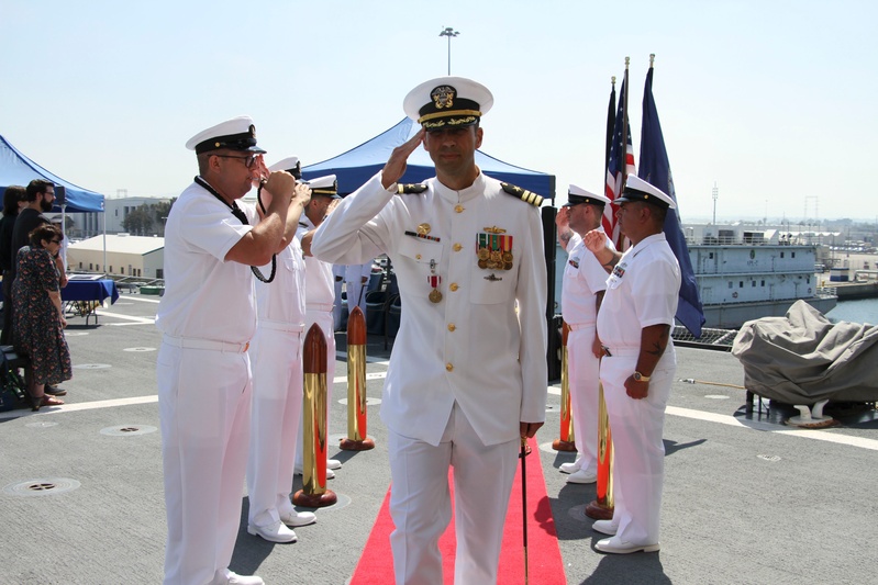 USS Omaha (LCS 12) Conducts Change of Command