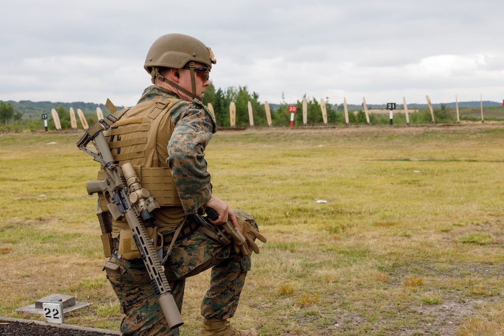 MCST Shoots With Royal Marines