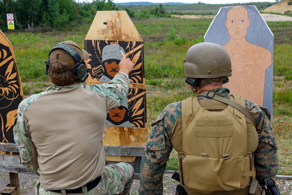 MCST Shoots With Royal Marines
