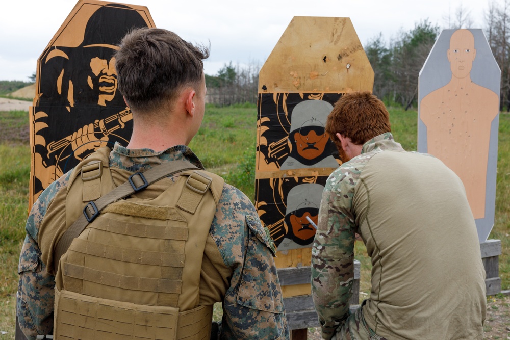 MCST Shoots With Royal Marines