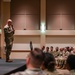 Space Base Delta 2 Commander Conducts Integrated PT Session and Commander’s Call