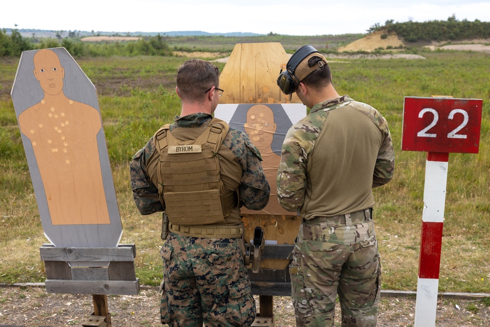 MCST Shoots With Royal Marines