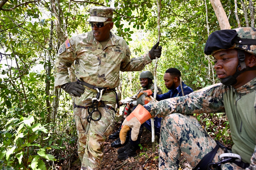 D.C. National Guard, Jamaican, Barbadian Forces Test Skills in Joint Caribbean Exercise