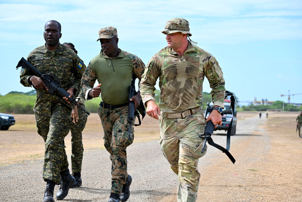 D.C. National Guard, Jamaican, Barbadian Forces Test Skills in Joint Caribbean Exercise