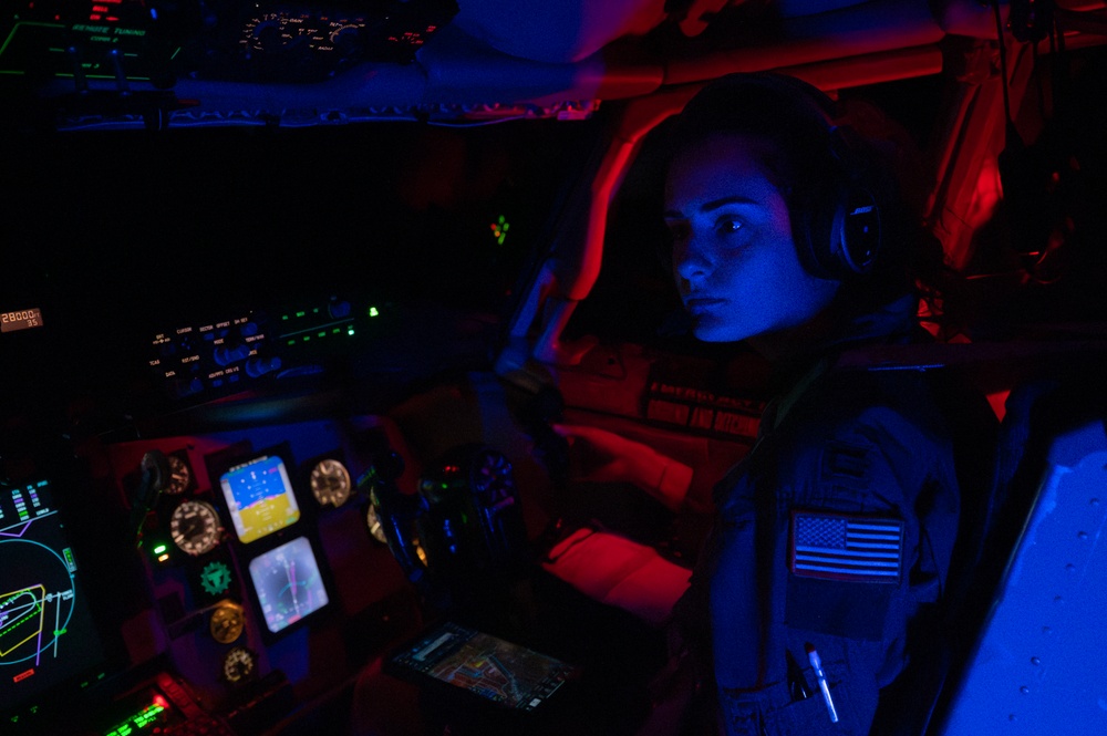 Refueling under the cover of darkness