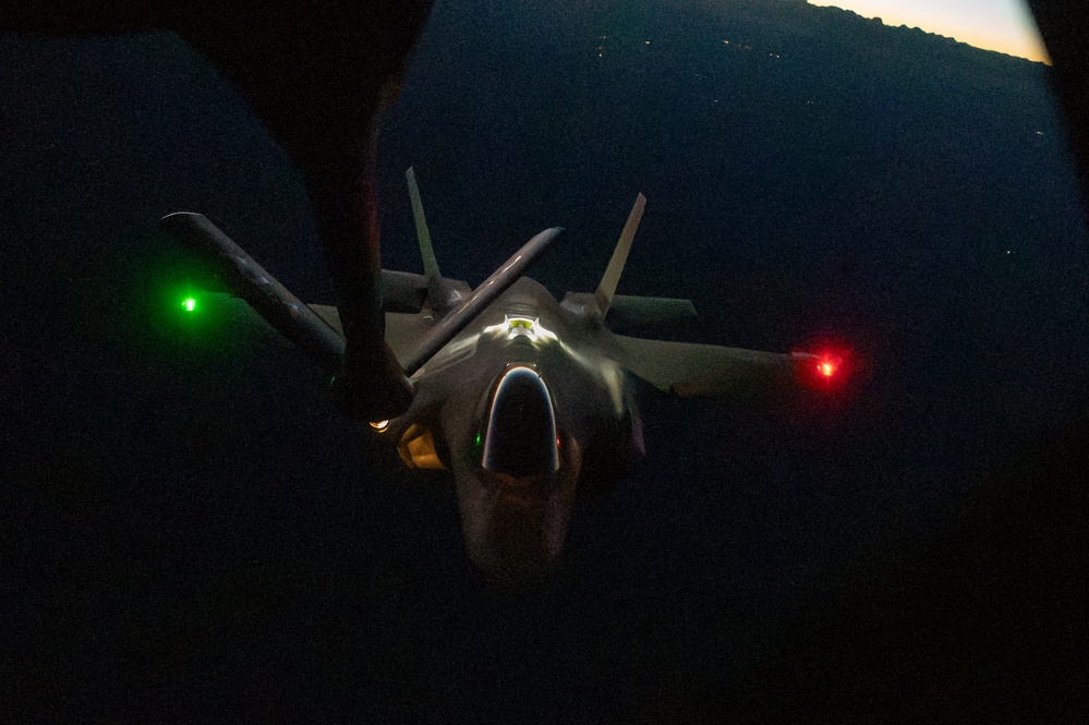 Refueling under the cover of darkness