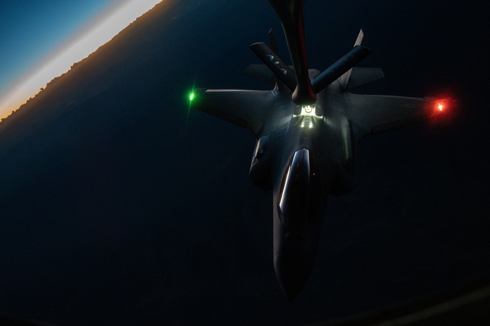 Refueling under the cover of darkness