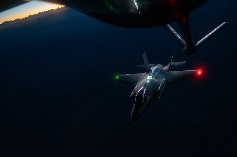 Refueling under the cover of darkness